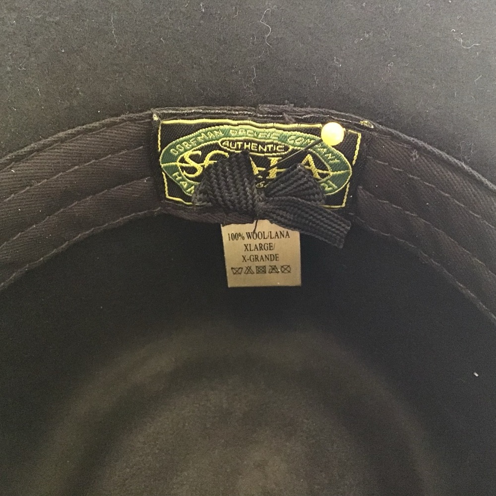 Scala Black Hat with Feather Accent - Picture 5 of 9